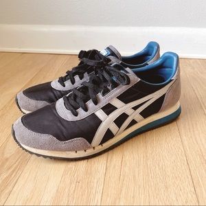Onitsuka Tiger, black silver gray blue, size 10.5